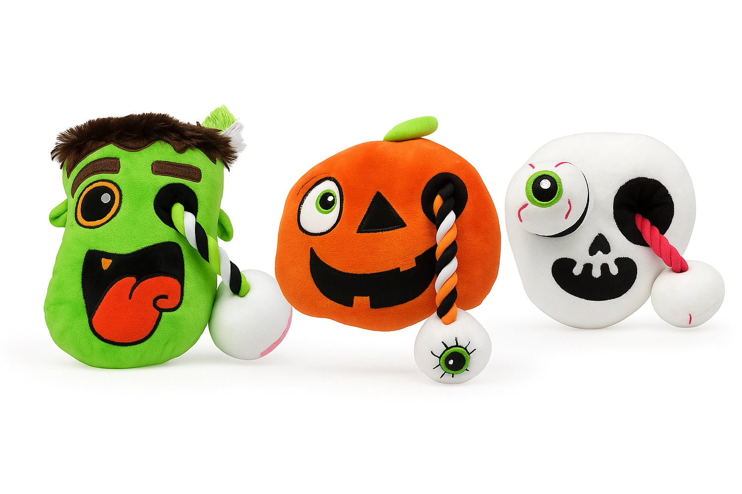Halloween monsters met touw