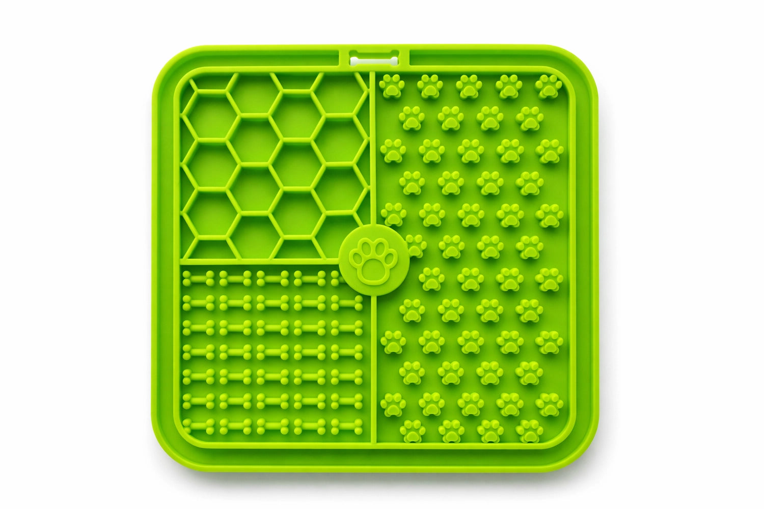 Kleine Siliconen Likmat met Zuignappen 15 x 15 cm